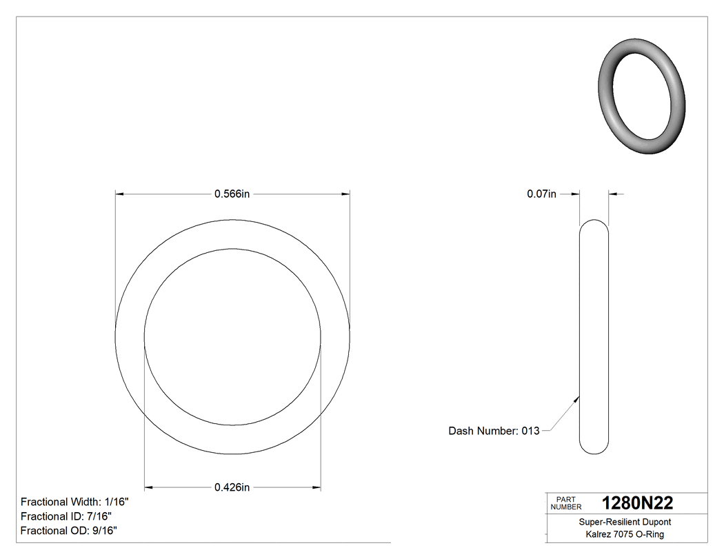 Technical drawing - 1280N22